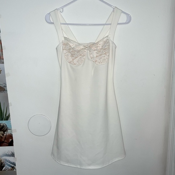 White Lace Dress - Picture 1 of 8